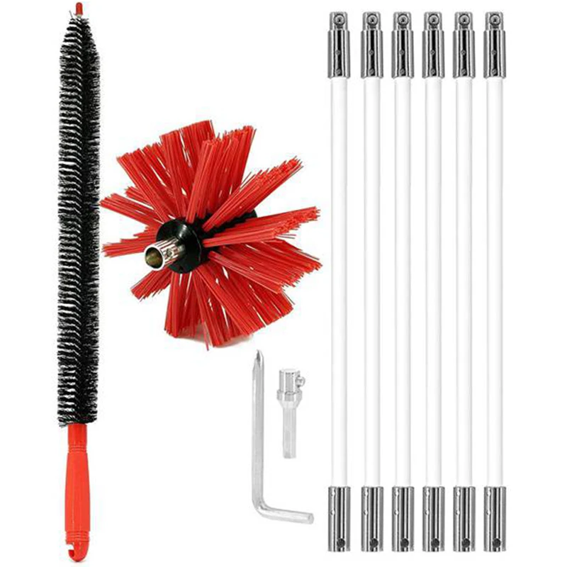 Chimney Cleaning Brush Fireplace Cleaning Brush Sewage Rod Set Nylon Cleaning Chimney Cleaning Rotary Sweeping System
Chimney Cleaning Brush Fireplace Cleaning Brush Sewage Rod Set Nylon Cleaning Chimney Cleaning Rotary Sweeping System
