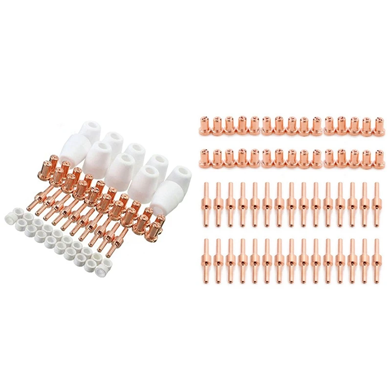2 Set Red Copper Extended Long Plasma Cutter Tip Electrodes Nozzles Kit, A & B
2 Set Red Copper Extended Long Plasma Cutter Tip Electrodes Nozzles Kit, A & B