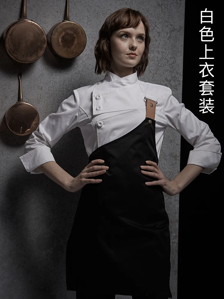 2021 New arrival long sleeve women French chef uniform French restaurant female baker uniform
2021 New arrival long sleeve women French chef uniform French restaurant female baker uniform