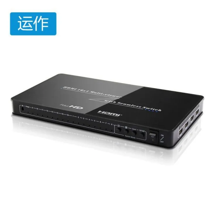 HDMI переключатель 16x1 multiviewer с бесшовным переключателем на 16 портов в Шэньчжэне, Заводская поддержка 1080P
HDMI переключатель 16x1 multiviewer с бесшовным переключателем на 16 портов в Шэньчжэне, Заводская поддержка 1080P
