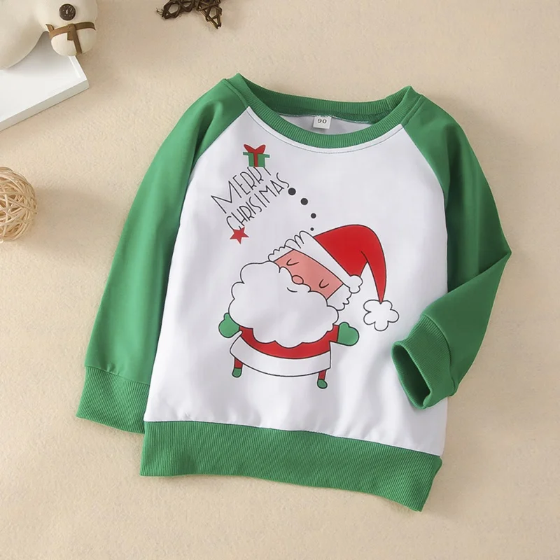 Children's Casual Clothing Kids Sweatshirt Autumn Children Girl Boy Cartoon Santa Print Casual Long Sleeve Sweatshirt Kids Coat
Children's Casual Clothing Kids Sweatshirt Autumn Children Girl Boy Cartoon Santa Print Casual Long Sleeve Sweatshirt Kids Coat