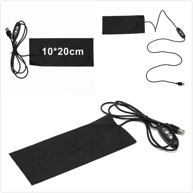 5V USB Charged Clothes Heating Pads Electric Heating Sheet With 3 Gear Adjustable Temperature Heating Warmer Pad For Vest Jacket
5V USB Charged Clothes Heating Pads Electric Heating Sheet With 3 Gear Adjustable Temperature Heating Warmer Pad For Vest Jacket