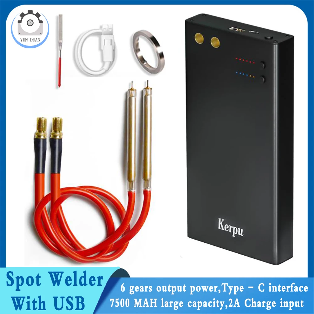 7500MAH DIY Spot Welding Machine Adjustable 6 Gears Quick-Release Pens Nickel Plate Mini Spot Welders 18650 Battery Spot Welder
7500MAH DIY Spot Welding Machine Adjustable 6 Gears Quick-Release Pens Nickel Plate Mini Spot Welders 18650 Battery Spot Welder