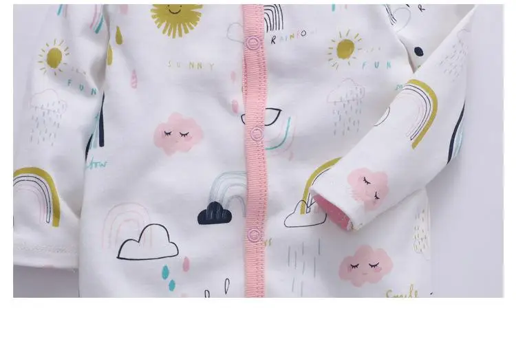Newborn Baby Boys Girls Spring Autumn Clothes Jumpsuit 0-12 Months Baby Long Sleeve Cotton Sleepsuit Footie Pajamas Pyjamas Out
Newborn Baby Boys Girls Spring Autumn Clothes Jumpsuit 0-12 Months Baby Long Sleeve Cotton Sleepsuit Footie Pajamas Pyjamas Out