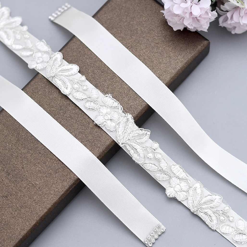 S470 Simplicity Handmade Embroidery Wedding Belt Bride Dress Accessories Girl Belts for Formal Occasions Sash Evening Dresses
S470 Simplicity Handmade Embroidery Wedding Belt Bride Dress Accessories Girl Belts for Formal Occasions Sash Evening Dresses