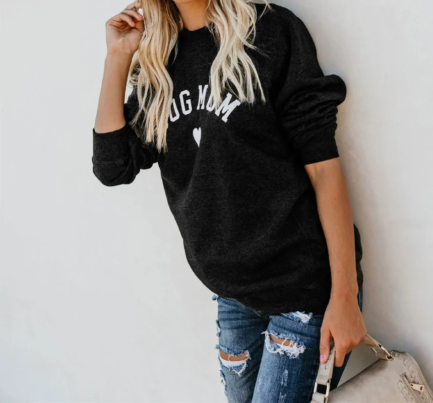 New Mom Letter Printed Long Sleeve Casual Hoodies Autumn Pullover Streetwear Women Sweatshirt Harajuku Hoodie Plus Size Tops 
New Mom Letter Printed Long Sleeve Casual Hoodies Autumn Pullover Streetwear Women Sweatshirt Harajuku Hoodie Plus Size Tops