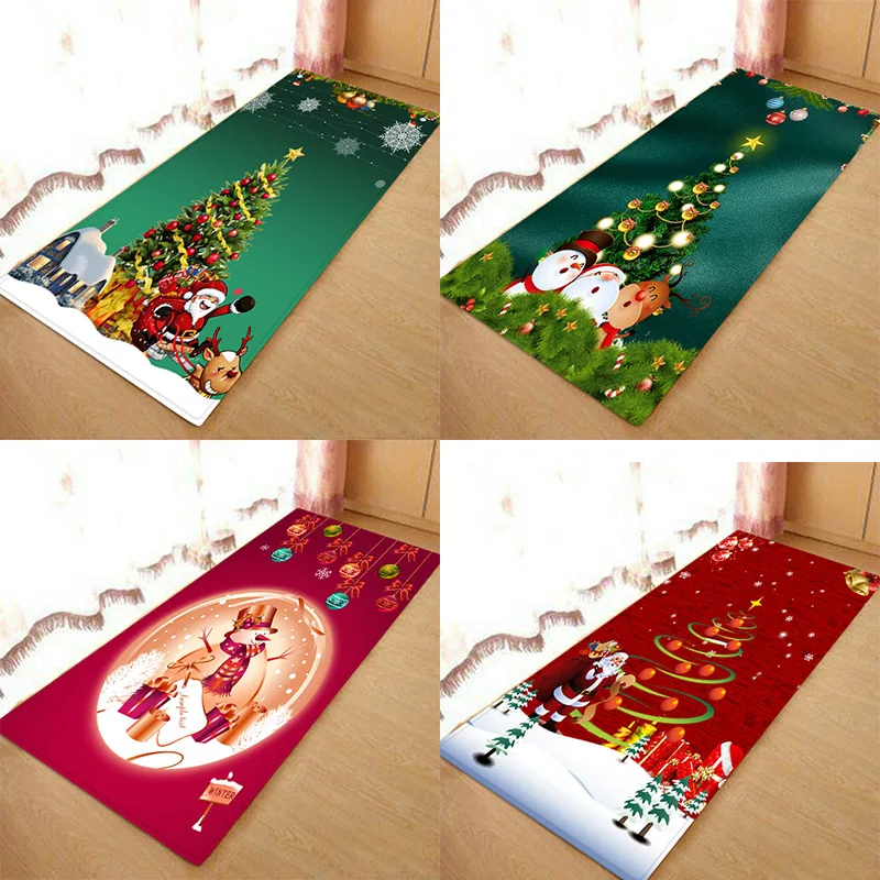 Christmas mat, Christmas holiday atmosphere, Santa Claus, Christmas elemental printed flannel home Anti-Slip absorbent mat
Christmas mat, Christmas holiday atmosphere, Santa Claus, Christmas elemental printed flannel home Anti-Slip absorbent mat