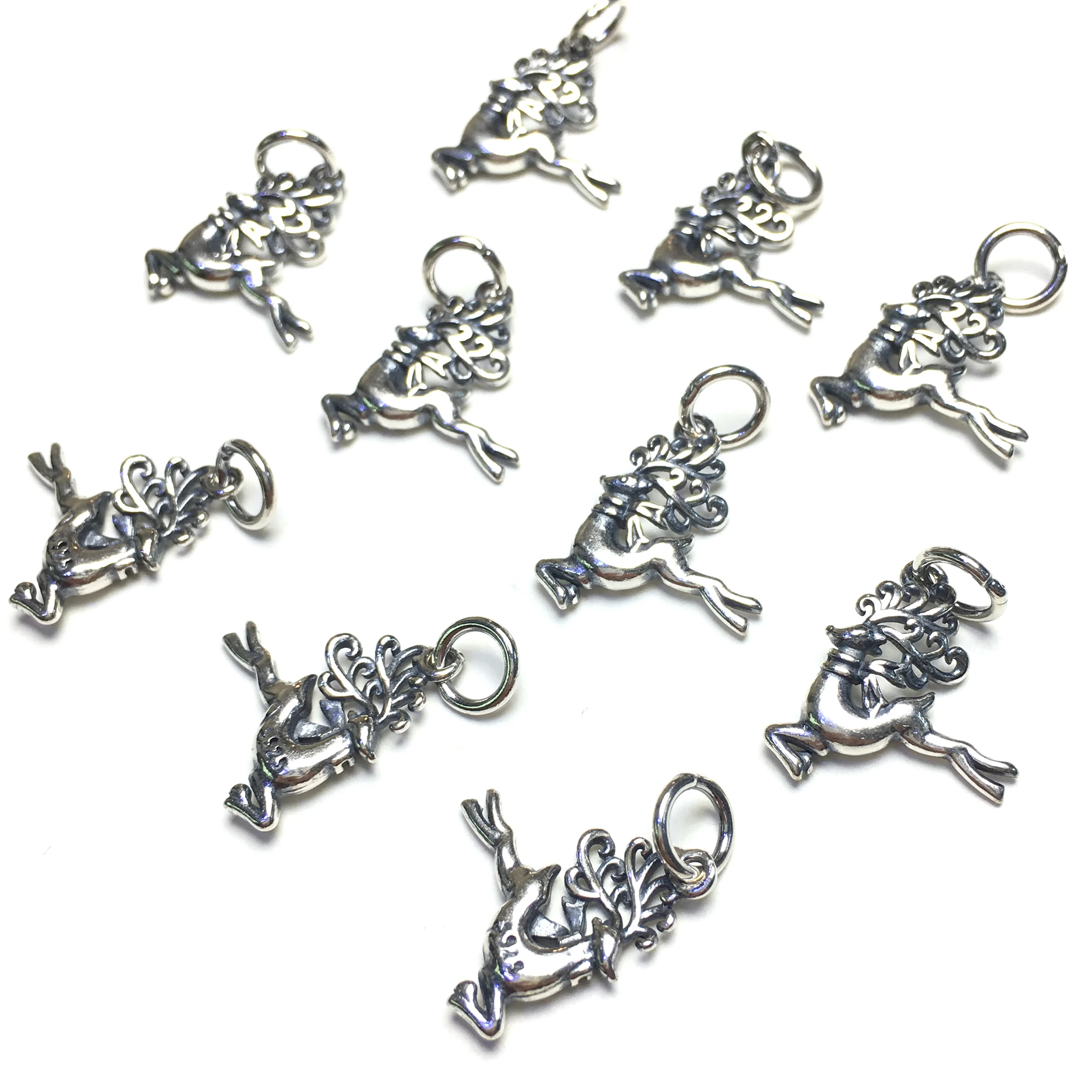 14x16mm 10pcs 925 Sterling Silver Deer Charm,DIY Finding, Fashion Silver Spacer Beads Accessories Jewelry Design & Making
14x16mm 10pcs 925 Sterling Silver Deer Charm,DIY Finding, Fashion Silver Spacer Beads Accessories Jewelry Design & Making