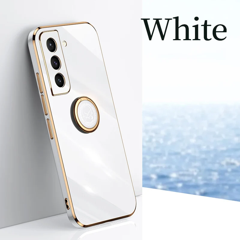 Luxury Ring Bracket Plating Silicone Phone Case For Samsung Galaxy S21 S20 FE S10 Plus A71 A51 A32 5G Ultra-thin Holder Cover
Luxury Ring Bracket Plating Silicone Phone Case For Samsung Galaxy S21 S20 FE S10 Plus A71 A51 A32 5G Ultra-thin Holder Cover
