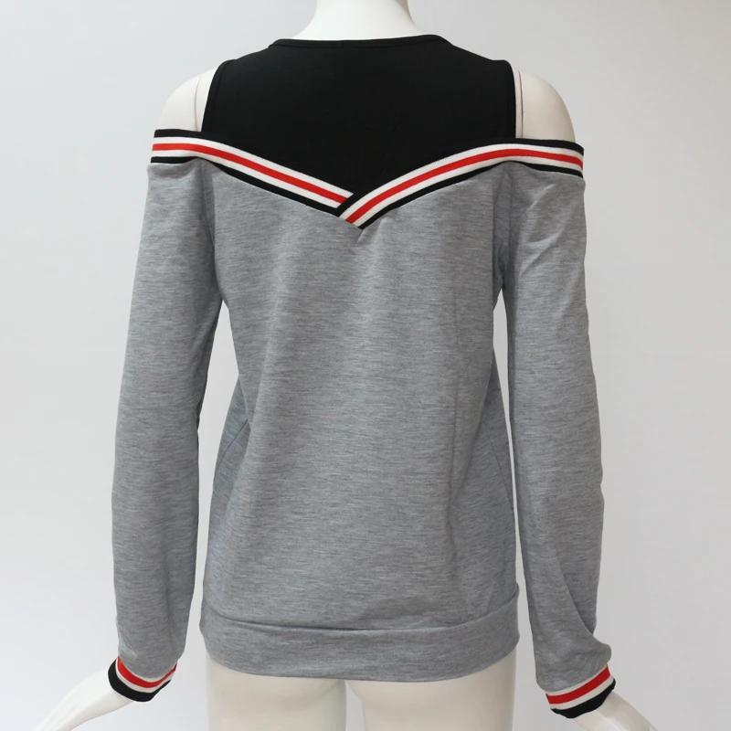 Women Hoodies Sweatshirts 2019 Sexy Off Shoulder Patchwork Top Autumn Hollow Out Hoodies Casual Fake Two Pieces Pullovers Jumper
Women Hoodies Sweatshirts 2019 Sexy Off Shoulder Patchwork Top Autumn Hollow Out Hoodies Casual Fake Two Pieces Pullovers Jumper