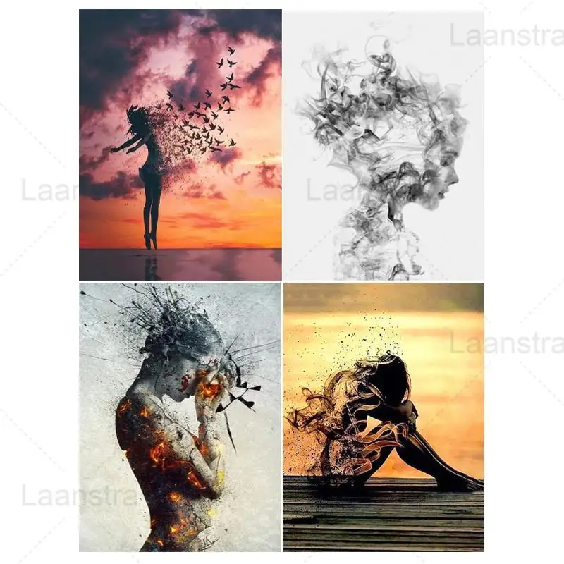 Modern Diamond Embroidery Art Portrait Woman Sky Smoke Diamond Painting 5D Full Drill Square Round Picture of Rhinestone Handicr
Modern Diamond Embroidery Art Portrait Woman Sky Smoke Diamond Painting 5D Full Drill Square Round Picture of Rhinestone Handicr