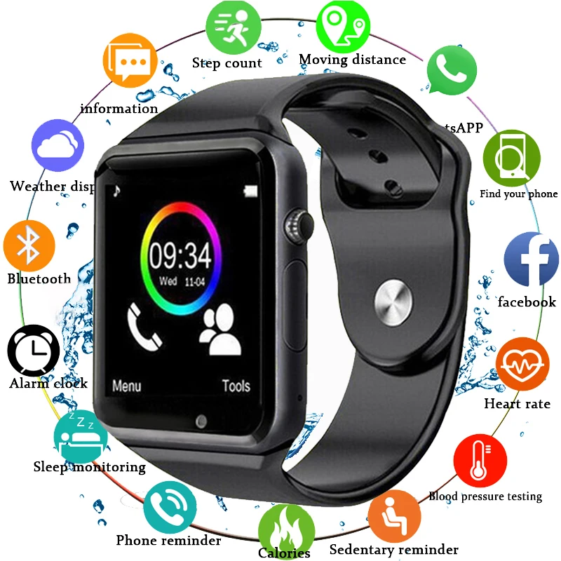 2019 Смарт-часы Mdnen с Bluetooth для мужчин и женщин спортивные наручные часы поддержкой