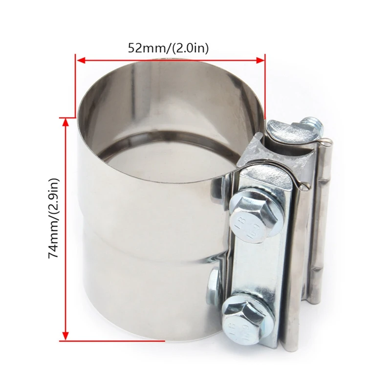 2.5 Inches ( 6.4 Cm) 3 Inches (7.6cm) Universal Stainless Steel Multi-specification Exhaust Pipe Clamp U-shaped Pipe Clamp 1pc
2.5 Inches ( 6.4 Cm) 3 Inches (7.6cm) Universal Stainless Steel Multi-specification Exhaust Pipe Clamp U-shaped Pipe Clamp 1pc