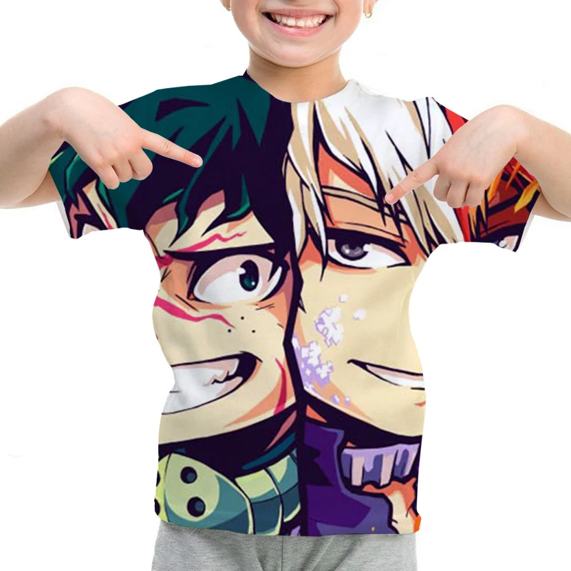 Izuku Midoriya T Short My Hero Academia T Shirt 3D Print Tops Short Sleeve Girls Children Kids Harajuku Streetwear Print Tops 
Izuku Midoriya T Short My Hero Academia T Shirt 3D Print Tops Short Sleeve Girls Children Kids Harajuku Streetwear Print Tops