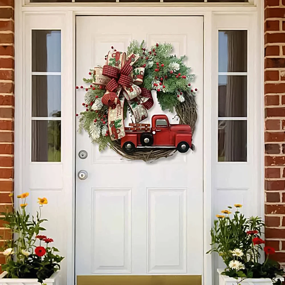 Christmas Door Wreath Decoration Artificial Garland Wreaths Xmas Hanging Door Ornaments 2021 Home New Year Navidad Decor 2022
Christmas Door Wreath Decoration Artificial Garland Wreaths Xmas Hanging Door Ornaments 2021 Home New Year Navidad Decor 2022