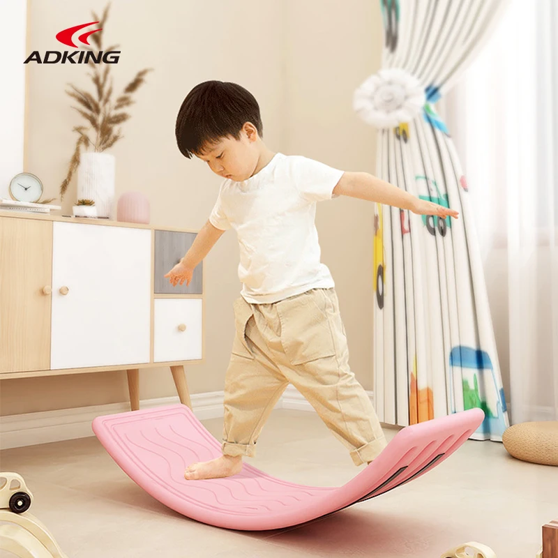 

ADKING Children's Indoor Smart Sensory Integration Training Balance Curved Board Bending Warp Puzzle Household Toy Seesaw