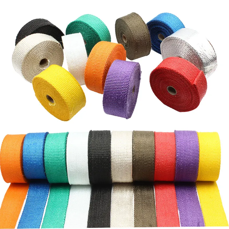 Motorcycle Exhaust 5cm*5 10 15 20m Exhaust Heat Incombustible Turbo Manifold Thermal Exhaust Tape Mainfold Heat Insulation Cloth
Motorcycle Exhaust 5cm*5 10 15 20m Exhaust Heat Incombustible Turbo Manifold Thermal Exhaust Tape Mainfold Heat Insulation Cloth