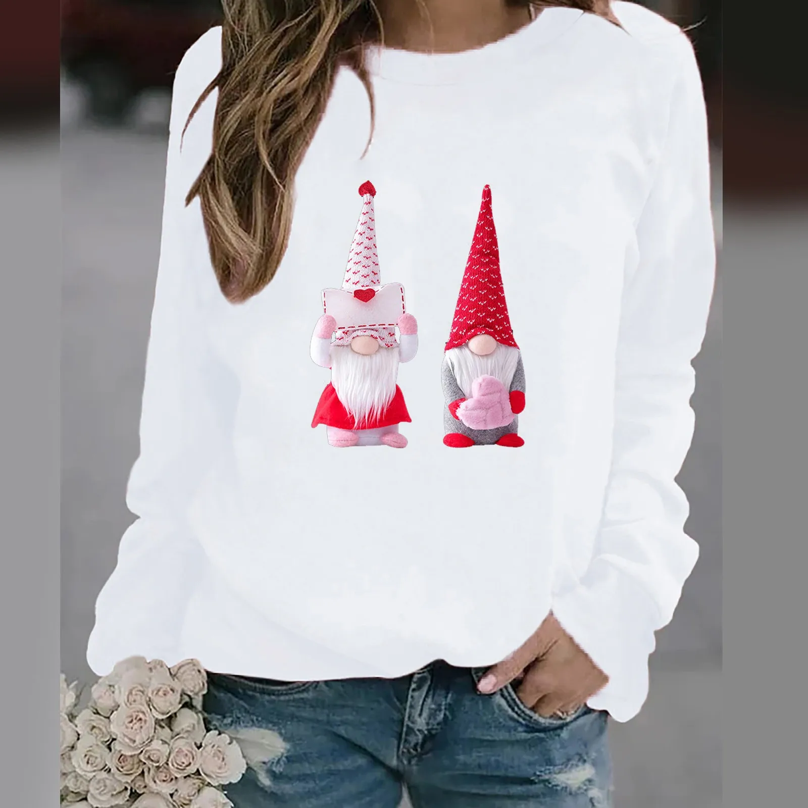 Women'S Casual Valentine'S Day Hoodies Sweatshirts Heart Lulusi Print Round Neck Long Sleeve Sweatshirt Korean Style Tops Hoody
Women'S Casual Valentine'S Day Hoodies Sweatshirts Heart Lulusi Print Round Neck Long Sleeve Sweatshirt Korean Style Tops Hoody