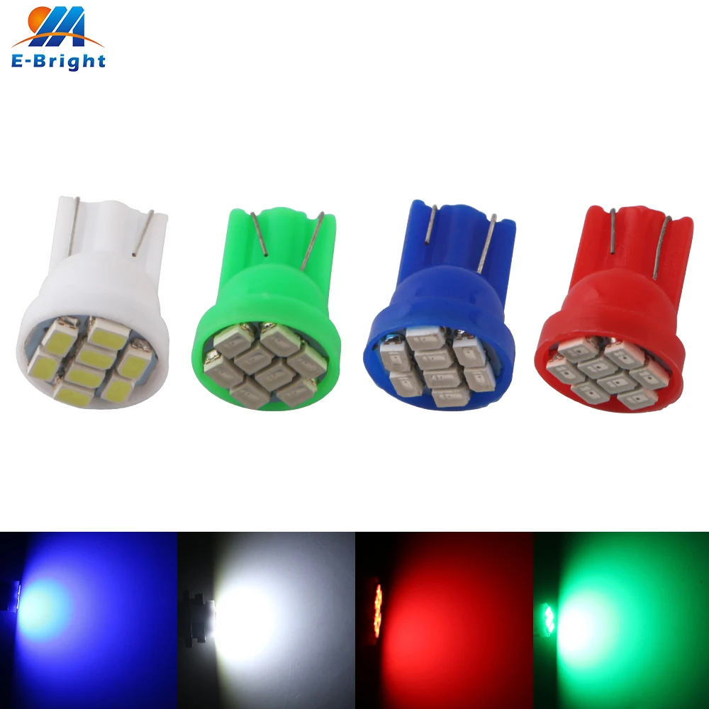 100pcs 24V 194 168 W5W T10 1206 8 SMD Led Bulbs Clearance Reading Instrument Car Door Lights 8000-10000K white red blue green
100pcs 24V 194 168 W5W T10 1206 8 SMD Led Bulbs Clearance Reading Instrument Car Door Lights 8000-10000K white red blue green