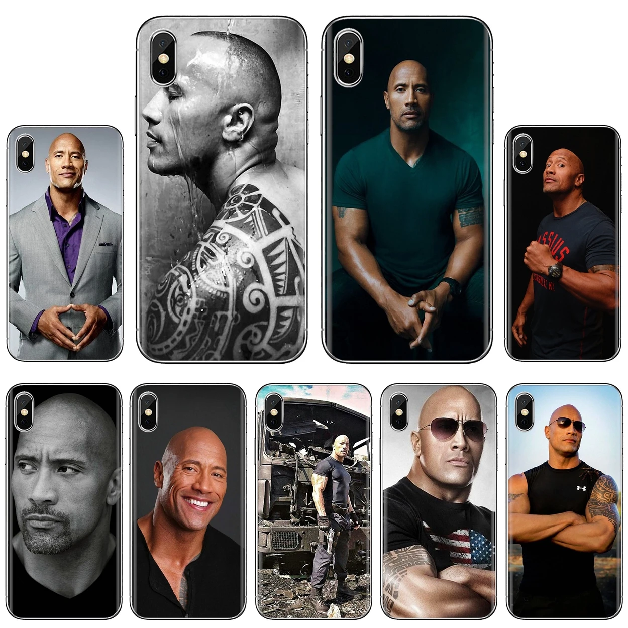 Dwayne Johnson The Rock USA Star очаровательный силиконовый чехол для телефона Motorola Moto G G2 G3 X4 E4