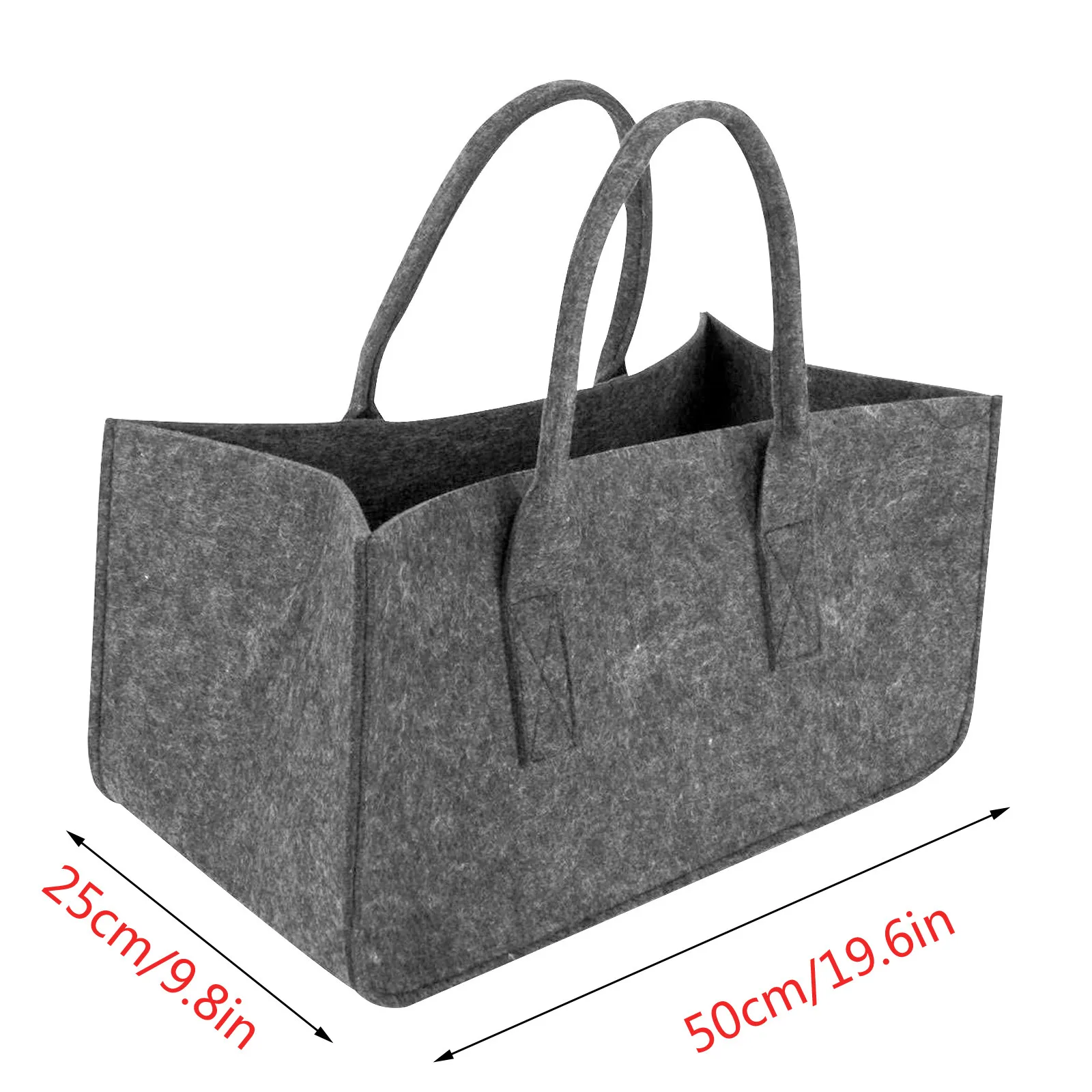 Bag Dark Gray Firewood Bag Newspaper Rack Newspaper Basket Fashion Felt Handbag Shopping Tote Bag Large Capacity Storage Bag
Bag Dark Gray Firewood Bag Newspaper Rack Newspaper Basket Fashion Felt Handbag Shopping Tote Bag Large Capacity Storage Bag