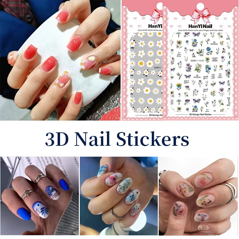 1PC 3D Summer Nail Sticker Flower Leaf Series Designs Nail Art Decorations Foil Manicures Stickers For Nails For Nail DIY Design
1PC 3D Summer Nail Sticker Flower Leaf Series Designs Nail Art Decorations Foil Manicures Stickers For Nails For Nail DIY Design