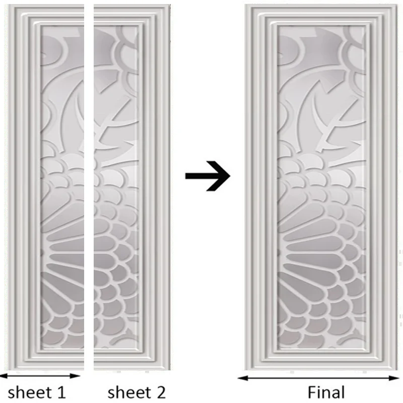 PVC Self-Adhesive Door Sticker 3D Stereo White Plaster Line Mural Living Room Bedroom Creative Art Door Poster Waterproof Decals
PVC Self-Adhesive Door Sticker 3D Stereo White Plaster Line Mural Living Room Bedroom Creative Art Door Poster Waterproof Decals