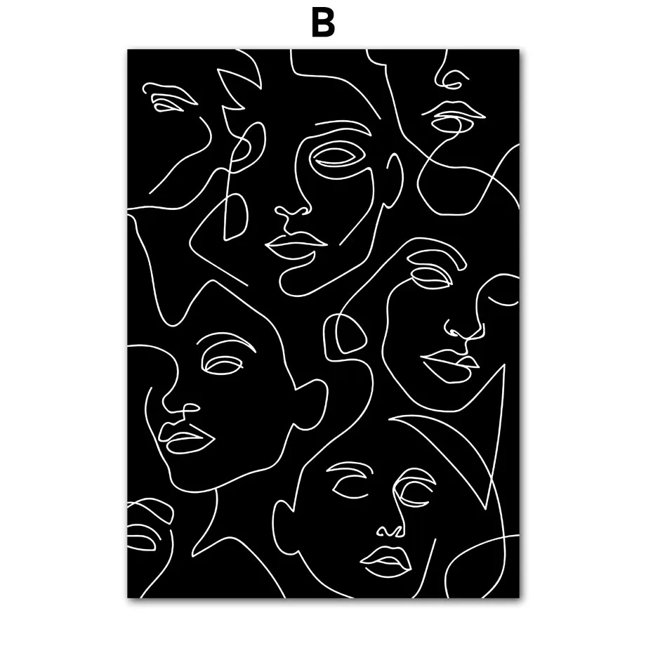 Abstract Drew Line Wall Art Canvas Painting Face Flower Nordic Posters And Prints Wall Pictures For Living Room Modern Decor
Abstract Drew Line Wall Art Canvas Painting Face Flower Nordic Posters And Prints Wall Pictures For Living Room Modern Decor
