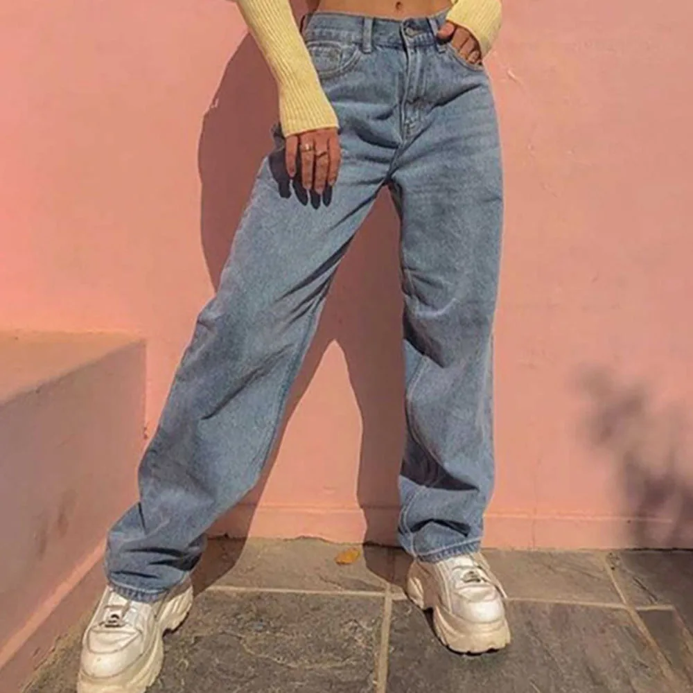 2021 Women's Jeans Fashion Trend Simple Street Style Personality Printing Wear-resistant Waist Slimming Straight Loose Pants
2021 Women's Jeans Fashion Trend Simple Street Style Personality Printing Wear-resistant Waist Slimming Straight Loose Pants