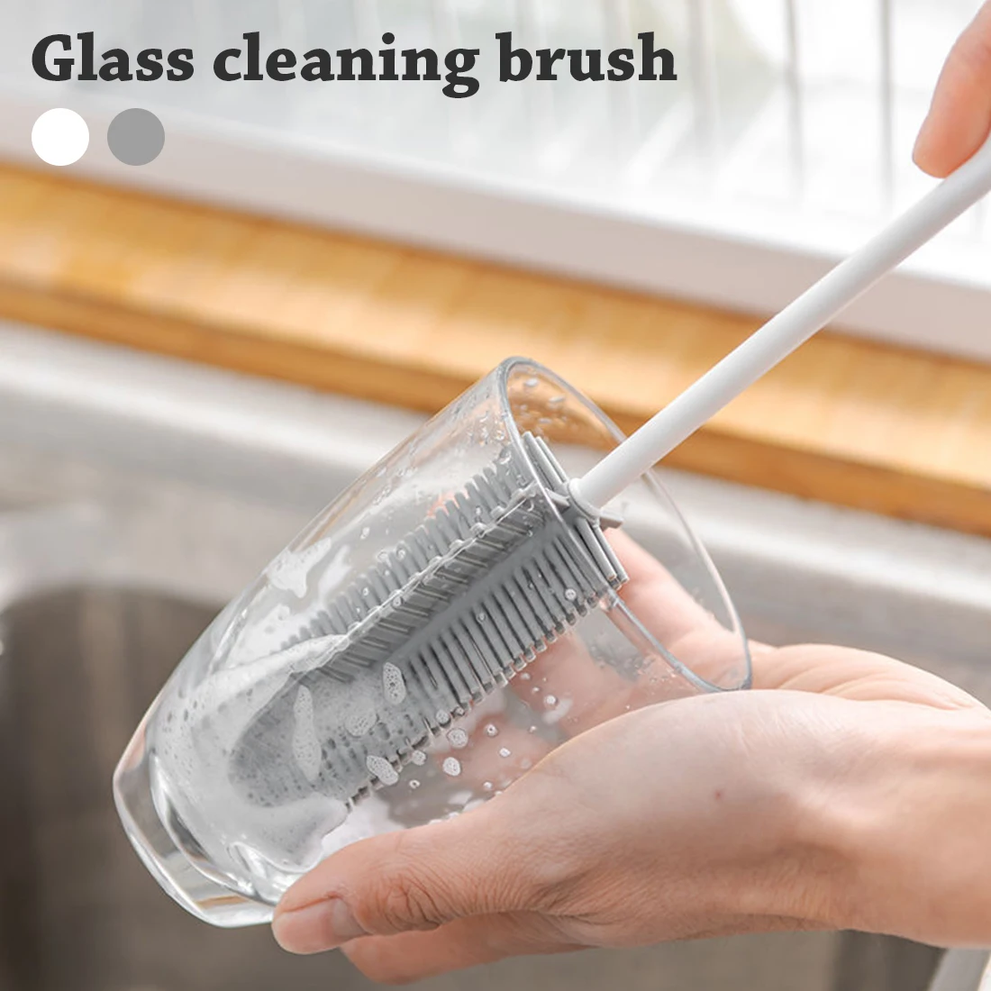 Silicone Cup Brush Long Handle Drink Wineglass Bottle Glass Cup Washing Cleaning Sponge Brushes Cleaner Kitchen Cleaning Tools
Silicone Cup Brush Long Handle Drink Wineglass Bottle Glass Cup Washing Cleaning Sponge Brushes Cleaner Kitchen Cleaning Tools