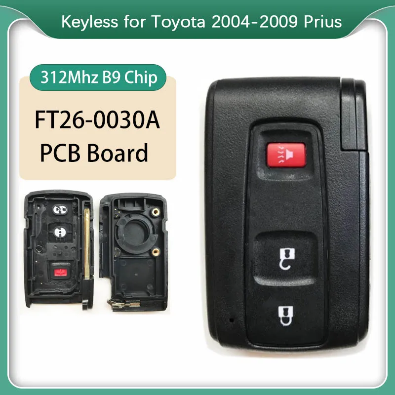 CN007229 безключевой доступ для дистанционного управления для Toyota 2004-2009 Prius, Автомобильный ключ Lonsdor, флэш-плата 312 МГц, чип B9
CN007229 безключевой доступ для дистанционного управления для Toyota 2004-2009 Prius, Автомобильный ключ Lonsdor, флэш-плата 312 МГц, чип B9