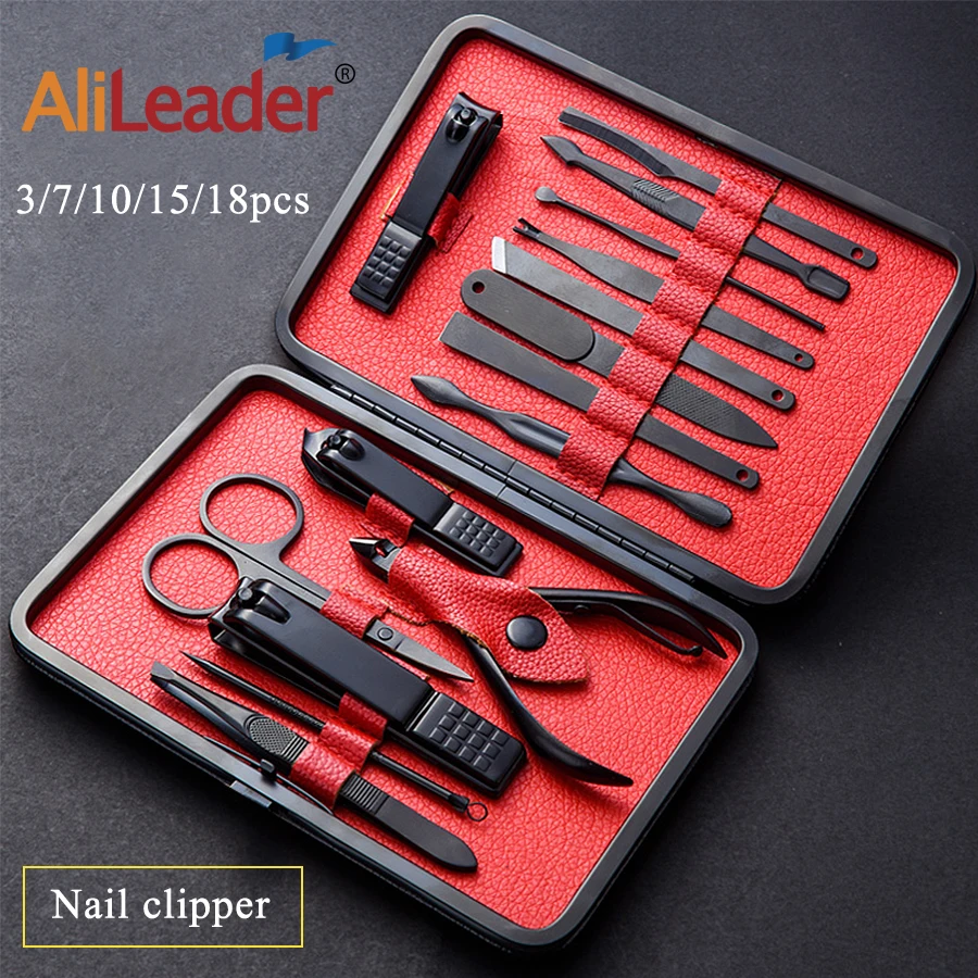 Ножницы Alileader для ногтей из нержавеющей стали бритвы 7 10 15 18 шт./компл. ножницы с