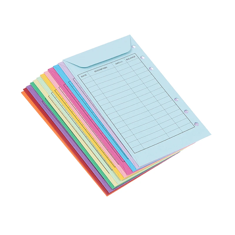 12 Pcs Budget Envelopes Cardstock Cash Envelope System For Money Saving, Assorted Colors, Vertical Layout & Holepunched
12 Pcs Budget Envelopes Cardstock Cash Envelope System For Money Saving, Assorted Colors, Vertical Layout & Holepunched