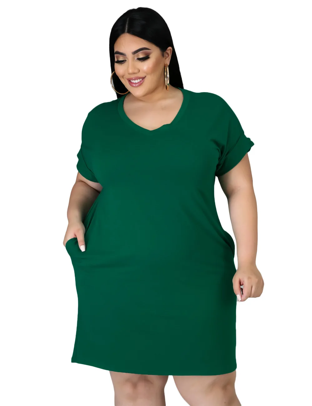 Dress Plus Size Vestidos V-Neck Summer Dress Short Sleeve Vestido De Mujer Dresses For Women Oversized Vestidos De Mujer Casual
Dress Plus Size Vestidos V-Neck Summer Dress Short Sleeve Vestido De Mujer Dresses For Women Oversized Vestidos De Mujer Casual