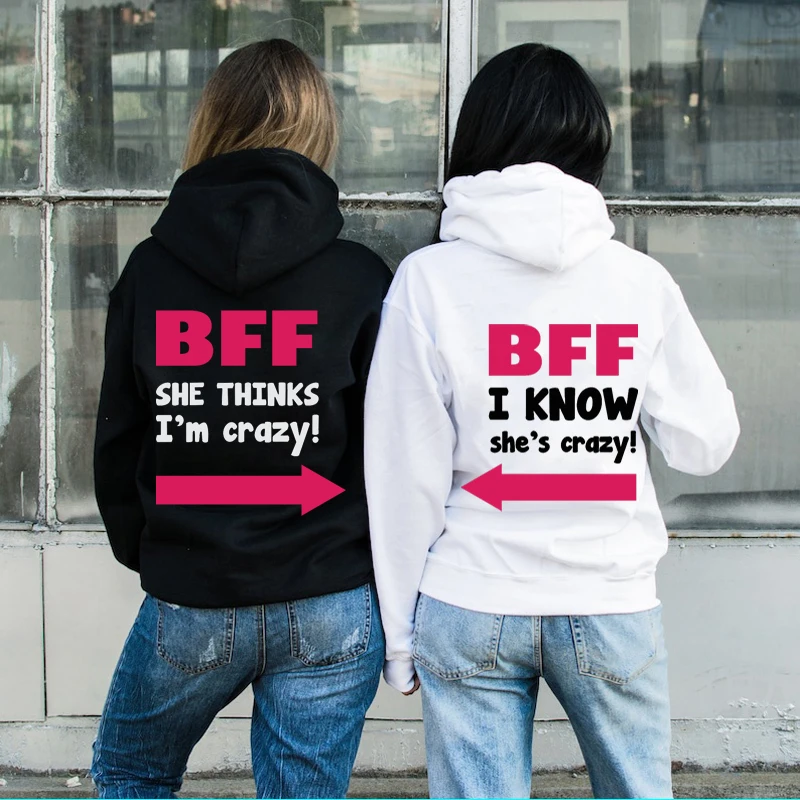 2021 NEW Fashion Women Hoodies Best Friend Matching Casual Pullover Sweatshirts Bff Letters Printed Hoodie Friends Shirts
2021 NEW Fashion Women Hoodies Best Friend Matching Casual Pullover Sweatshirts Bff Letters Printed Hoodie Friends Shirts