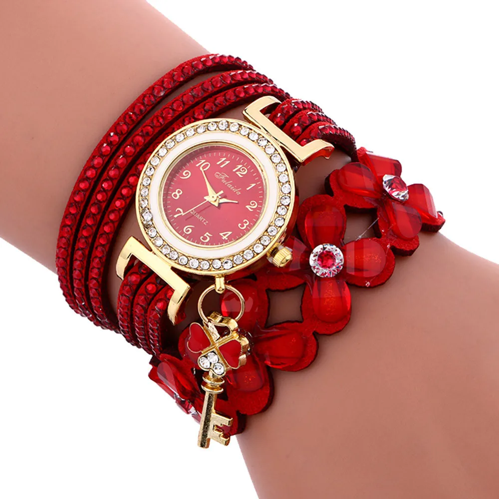 WomenS Fashion Watch Bracelet Crystal Stainless Steel Dial Leather Strap Quartz Watch All-match Wristwatch Ladies Girls Gifts
WomenS Fashion Watch Bracelet Crystal Stainless Steel Dial Leather Strap Quartz Watch All-match Wristwatch Ladies Girls Gifts
