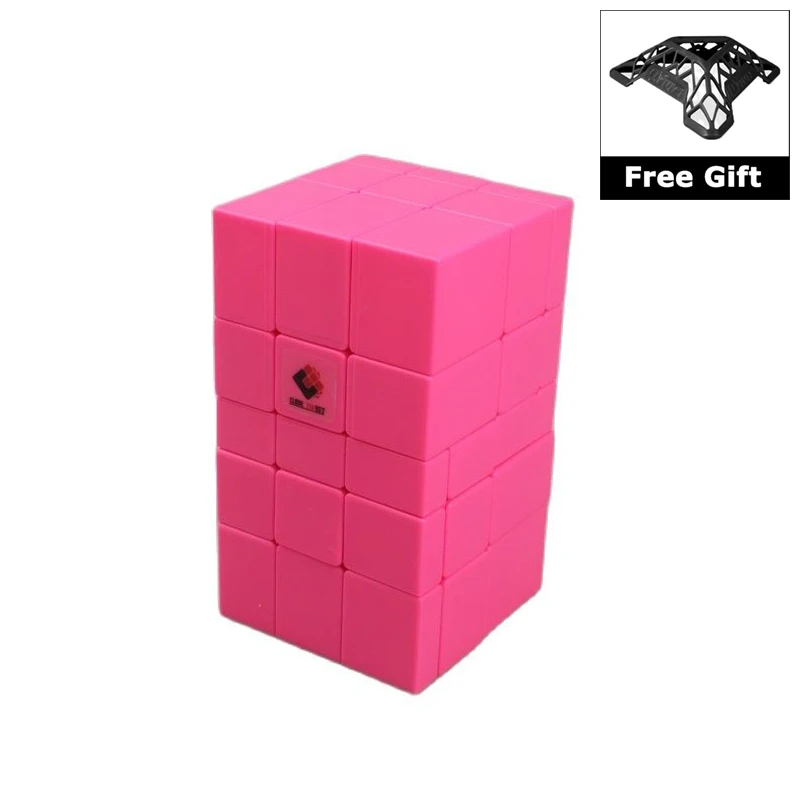 Cubetwist Mirror Blocks 3x3x5 II Pink Magic Cube Speed Puzzle Stress Reliever Educational Toys Adult Children with Bracket
Cubetwist Mirror Blocks 3x3x5 II Pink Magic Cube Speed Puzzle Stress Reliever Educational Toys Adult Children with Bracket