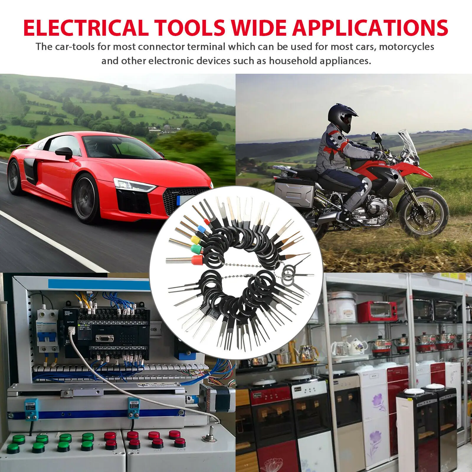 Wiring Wire Terminal Removal Tools 78PCS Needle ejector Pin Connector Disassembly High Quality
Wiring Wire Terminal Removal Tools 78PCS Needle ejector Pin Connector Disassembly High Quality