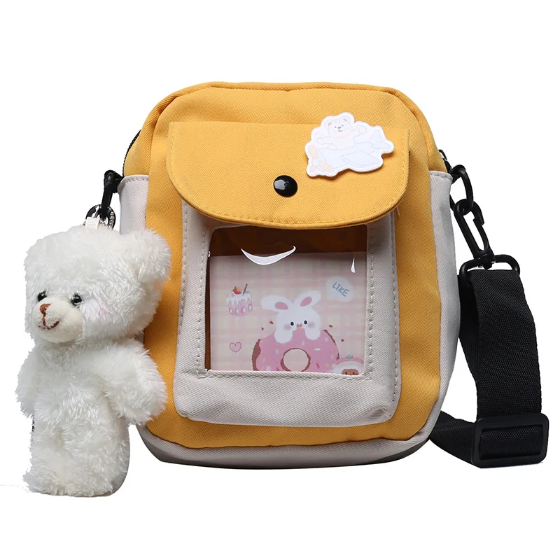 New Casual Small Bag Women Flap Transparent Cartoon Card Crossbody Bags Women Mobile Phone Bag Purses Shoulder Bag Handbag Bolso
New Casual Small Bag Women Flap Transparent Cartoon Card Crossbody Bags Women Mobile Phone Bag Purses Shoulder Bag Handbag Bolso