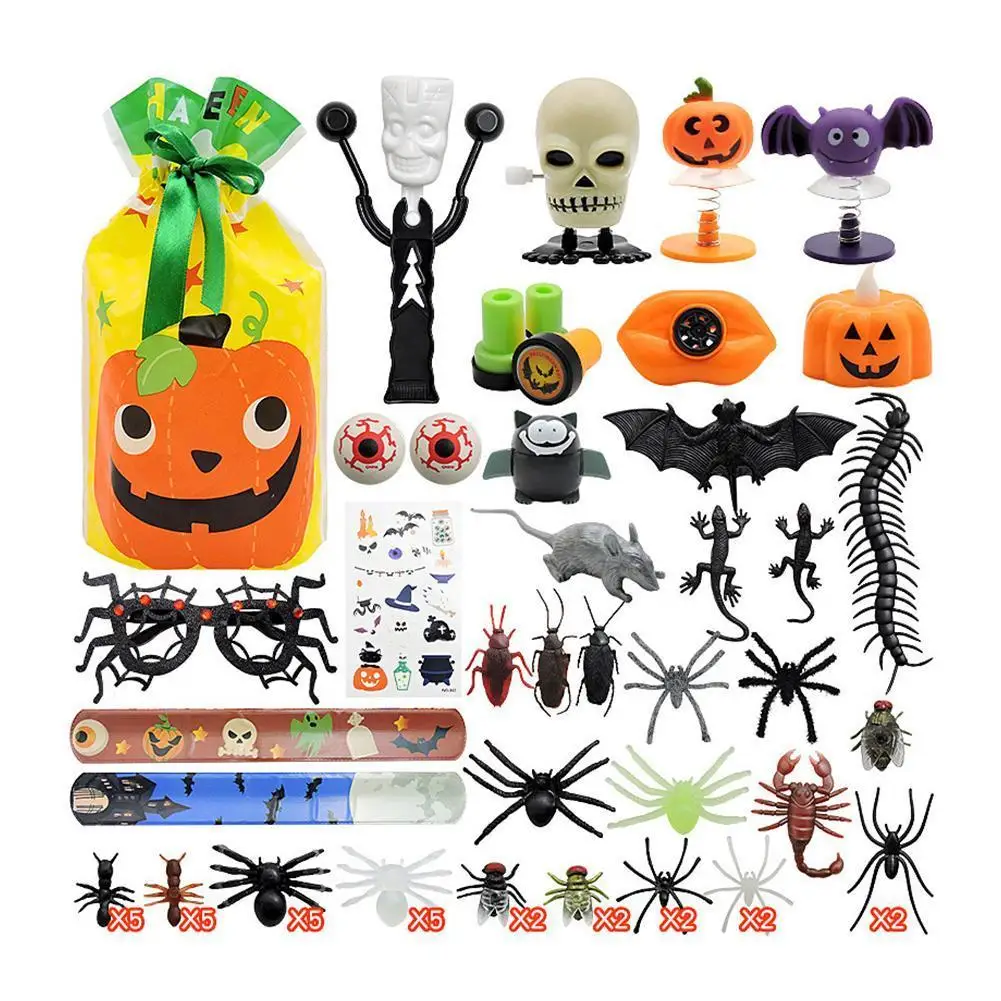 Halloween Toy Spree Tricky Pumpkin Candy Bucket Party Gifts Small Toys Decorations Skull Bat Pendant Children Gifts
Halloween Toy Spree Tricky Pumpkin Candy Bucket Party Gifts Small Toys Decorations Skull Bat Pendant Children Gifts
