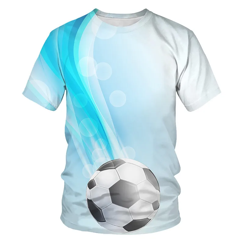 Summer New Short-Sleeved Cool T-Shirt Casual All-Match 3D Printing Football Cute Cartoons Pattern Boy Short-Sleeved Fun T-Shirts
Summer New Short-Sleeved Cool T-Shirt Casual All-Match 3D Printing Football Cute Cartoons Pattern Boy Short-Sleeved Fun T-Shirts