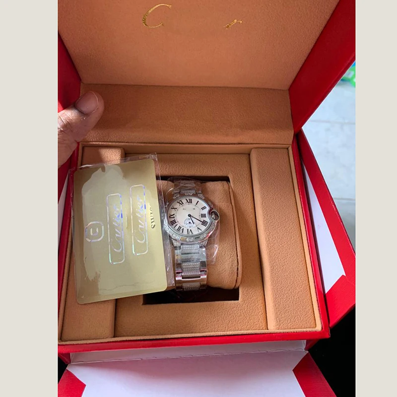Clock Men's and Women's Watch Box Jewelry Box Storage Box Gift Gift Box Wood/Leather Brand 1:1 Luxury Watch Box
Clock Men's and Women's Watch Box Jewelry Box Storage Box Gift Gift Box Wood/Leather Brand 1:1 Luxury Watch Box