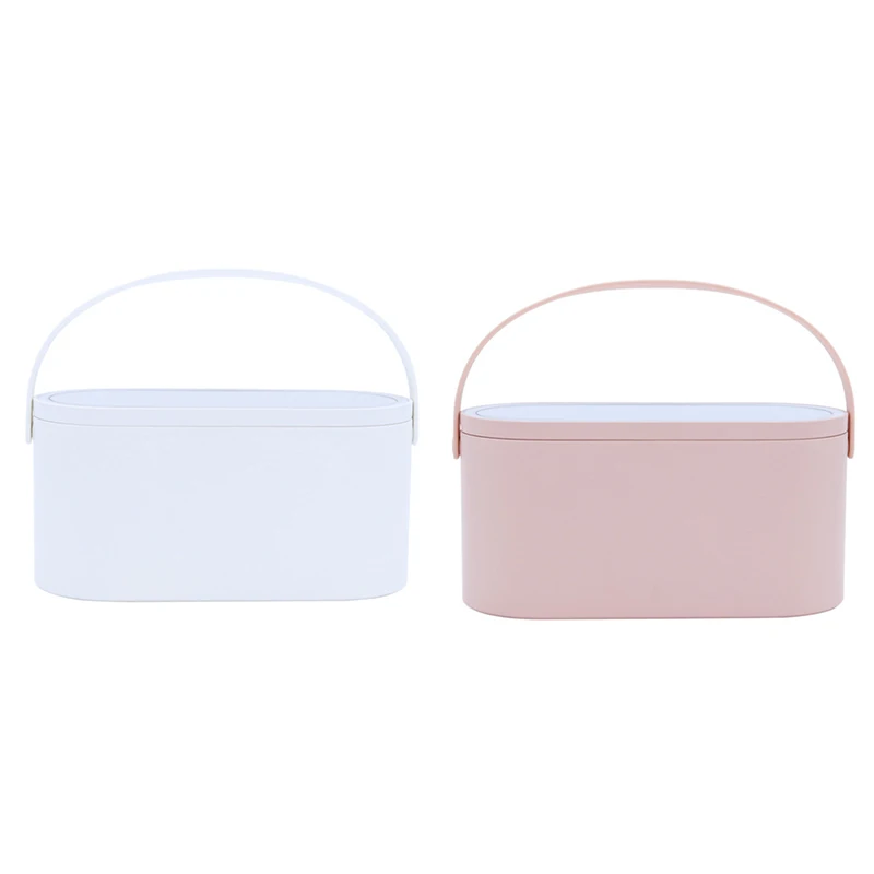 Makeup Organizer Box with LED Light Mirror Portable Travel Makeup Cosmetics Organizer Contact Light Mirror Case
Makeup Organizer Box with LED Light Mirror Portable Travel Makeup Cosmetics Organizer Contact Light Mirror Case