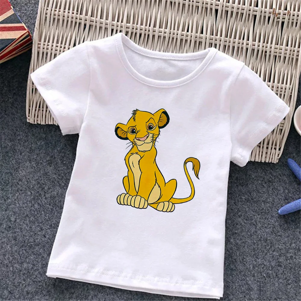 The Lion King Cute Cartoon Print T Shirts Harajuku Simba White O-neck Kids Clothes Baby Girl Baby Boy Toddler Children T-shirt
The Lion King Cute Cartoon Print T Shirts Harajuku Simba White O-neck Kids Clothes Baby Girl Baby Boy Toddler Children T-shirt