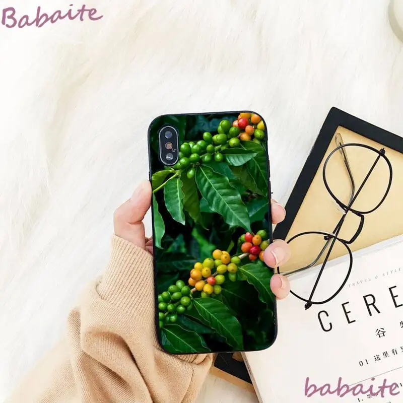 Babaite Coffee plant coffee bean Shell Phone Case For iPhone 8 7 6 6S Plus X XS MAX 5 5S SE XR 11 11pro promax 12 12Pro Promax
Babaite Coffee plant coffee bean Shell Phone Case For iPhone 8 7 6 6S Plus X XS MAX 5 5S SE XR 11 11pro promax 12 12Pro Promax