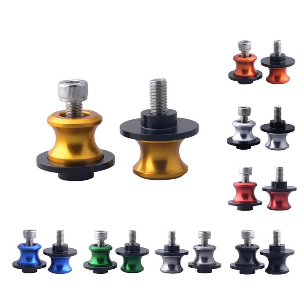 2pcs Aluminum 8mm M8 x 1.5 Motorcycle Swing Arm Sliders Spools CNC Swingarm Stand Screw for SUZUKI GSXR 400 600 750 1000
2pcs Aluminum 8mm M8 x 1.5 Motorcycle Swing Arm Sliders Spools CNC Swingarm Stand Screw for SUZUKI GSXR 400 600 750 1000