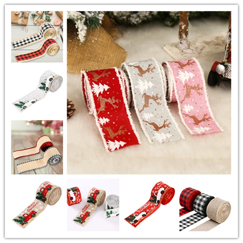2022 New Year Christmas Tree Ornaments Ribbon Printing Elk Ribbon Xmas Christmas Decorations for Home 2021 Navidad Natal Noel
2022 New Year Christmas Tree Ornaments Ribbon Printing Elk Ribbon Xmas Christmas Decorations for Home 2021 Navidad Natal Noel