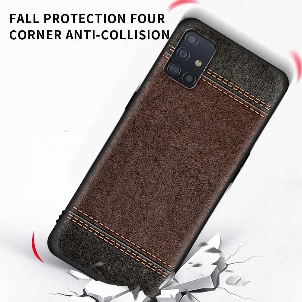 Luxury Leather Pattern Phone Case For Samsung Galaxy A51 A71 A21S M31 M31s M30s A31 A41 A11 A01 M51 Soft Matte Coque Back Cover
Luxury Leather Pattern Phone Case For Samsung Galaxy A51 A71 A21S M31 M31s M30s A31 A41 A11 A01 M51 Soft Matte Coque Back Cover