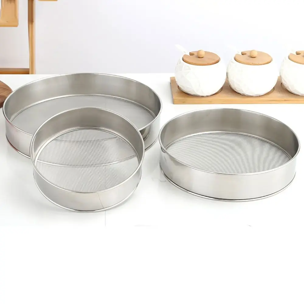 Icing Sugar Sifter Kitchen Utensil Kitchen for Baking Cooking Flour Sieve Flour Sifter Pastry Tool Powder Strainer
Icing Sugar Sifter Kitchen Utensil Kitchen for Baking Cooking Flour Sieve Flour Sifter Pastry Tool Powder Strainer