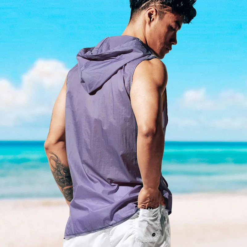 Mens Tank Top Ultra-Thin Sun Protection Clothing Transparent Uv Protect Beachwear Rashguard Men Rash Guard Sails Surf Vest
Mens Tank Top Ultra-Thin Sun Protection Clothing Transparent Uv Protect Beachwear Rashguard Men Rash Guard Sails Surf Vest